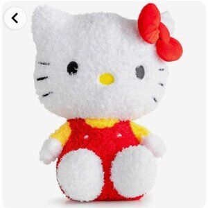 Collectible Limited Edition Sanrio Hello Kitty Sherpa Plush with Red Bow, 14"